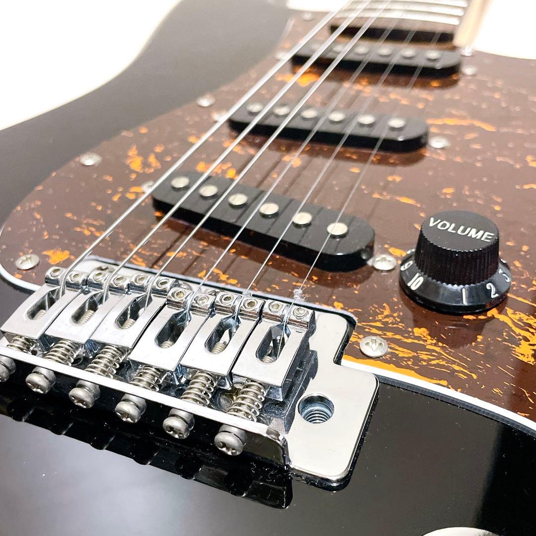 美品 スクワイヤー アフィニティ ストラトキャスター エレキギター ブラック