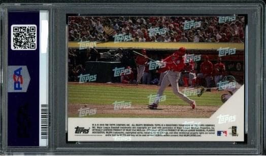 大谷翔平 MLB初ヒット カード（英語版）PSA鑑定済(10点満点)