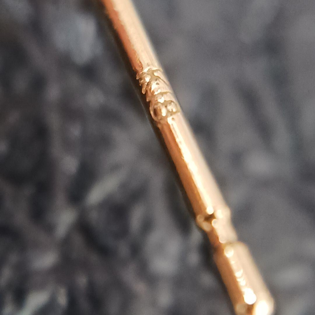 (B122407) K18 YG ピアス アクセサリー