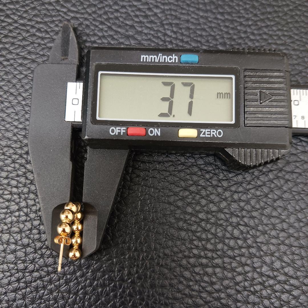 (B122407) K18 YG ピアス アクセサリー