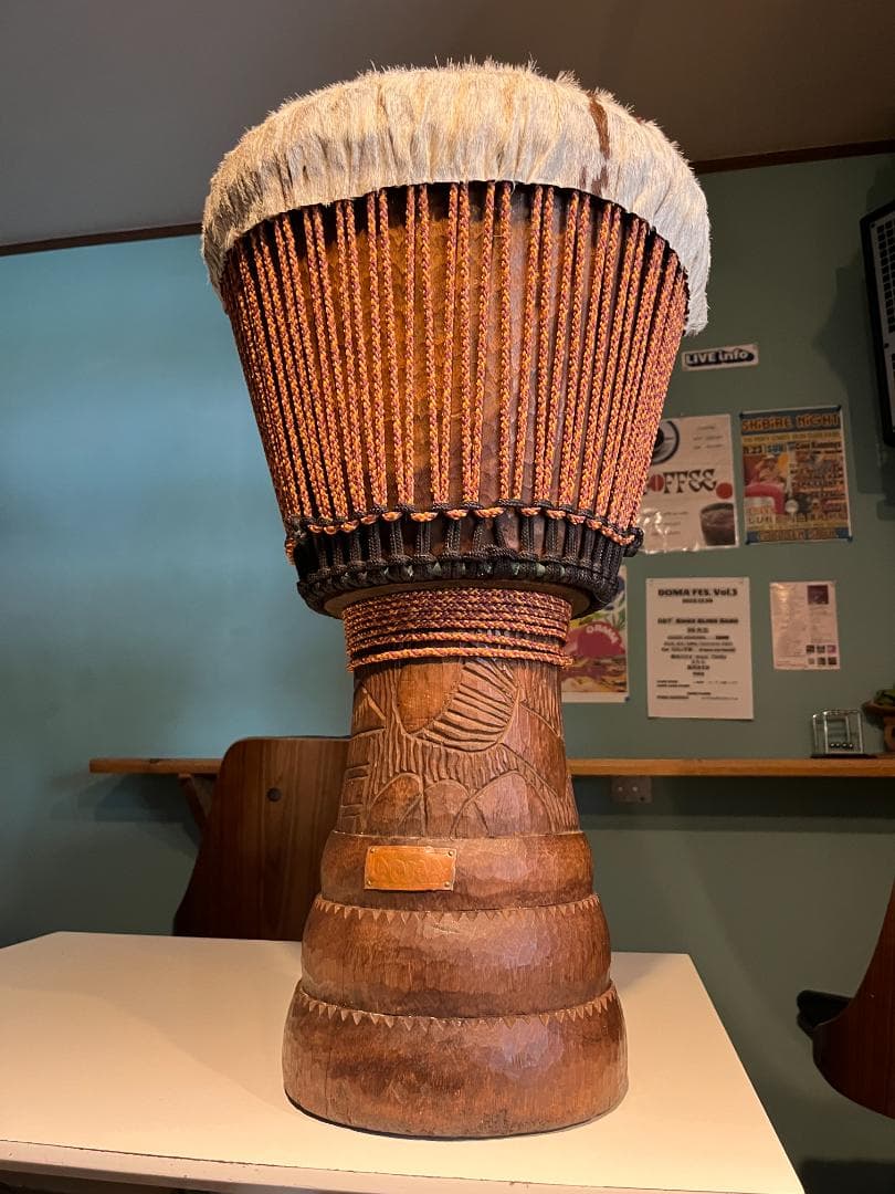 ジェンベ、ジャンベ、Djembe,DOMAカスタム、コートジボワール胴