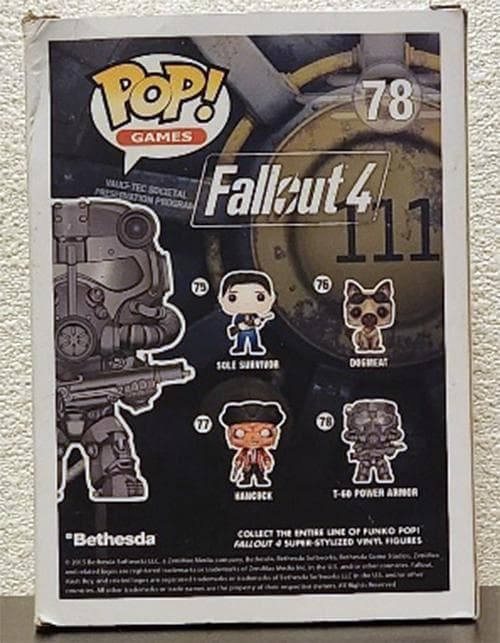 ゲームキャラクター FUNKO POP : Fallout 4 T-60 Power Armor