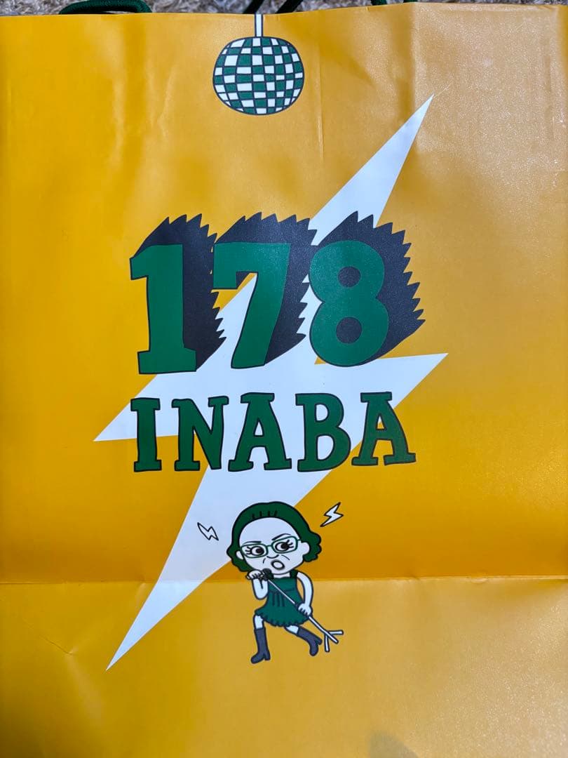 新品未開封　イナバ化粧品　稲守　ショッピングバッグ　缶バッジ