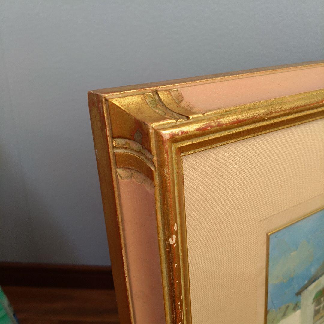 《値下げOK》F6号 油彩画 平井和夫 作 『モンマルトル』裏書・直筆サインあり