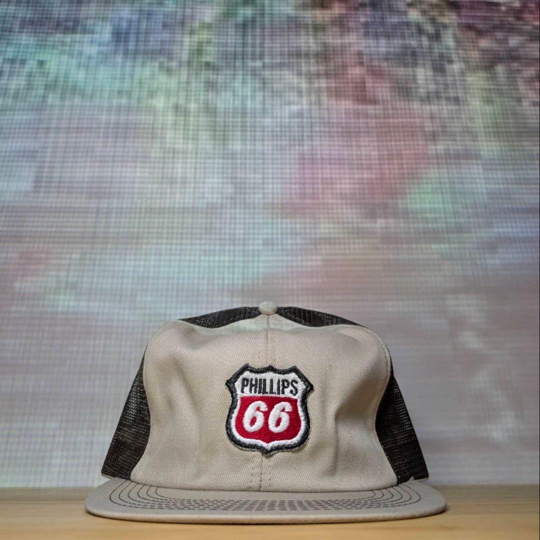 USA製70s PHILLIPS 66 キャップ 企業ロゴ