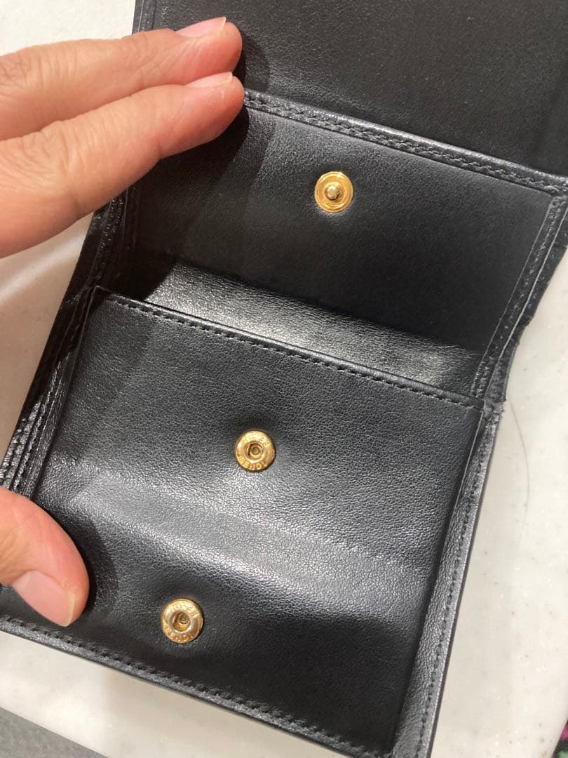 FENDI ブラウン 二つ折り財布 SMALL WALLET