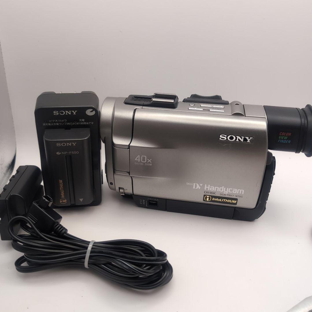 SONY Handycam DCR-TRV7 miniDビデオカメラ ジャンク品