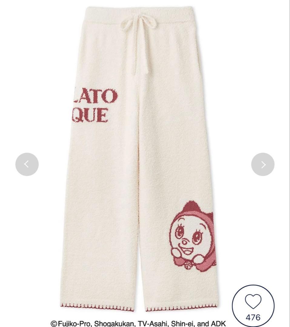 ジェラートピケ　ドラえもん　ベビモコジャガードプルオーバー&ロングパンツ　セット