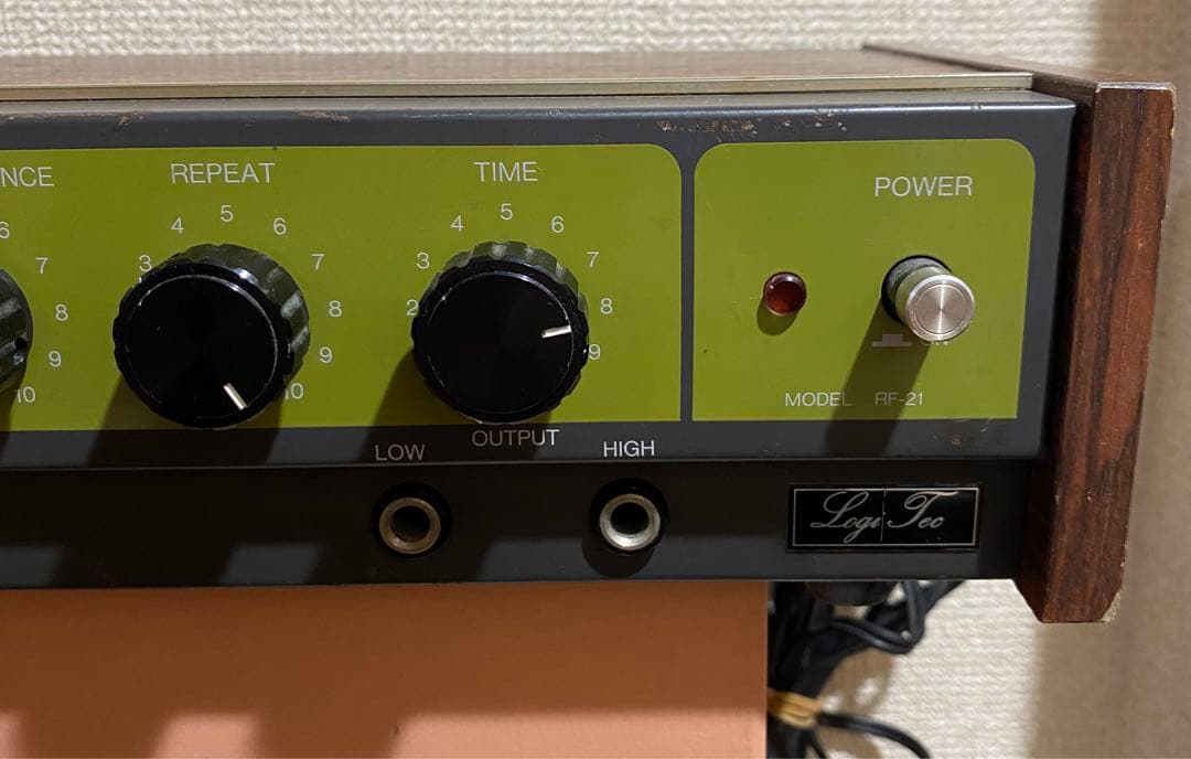 Logitec RF-21 アナログエコー/ディレイエフェクター 70's
