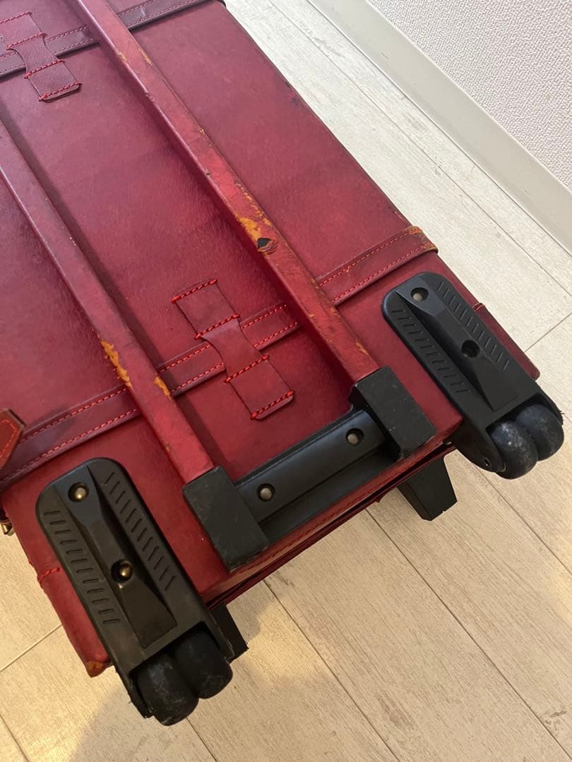 シフレ　ユーラシアトランク　レッド　豚革