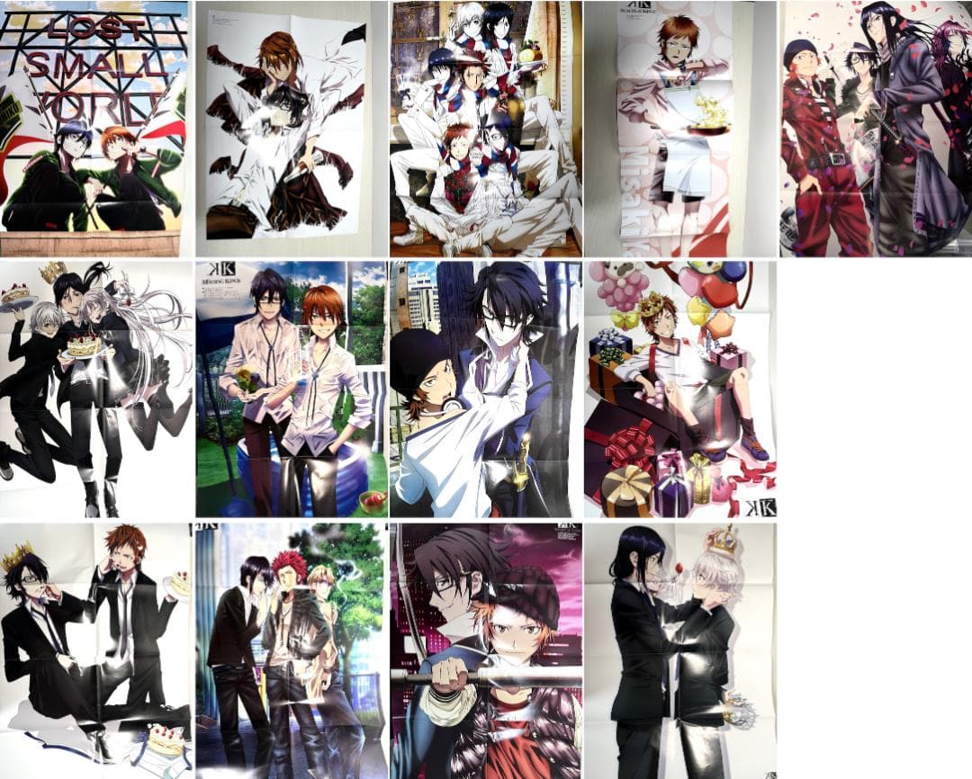 アニメ K 雑誌 付録 ポスター 切り抜き ピンナップ 大量セット