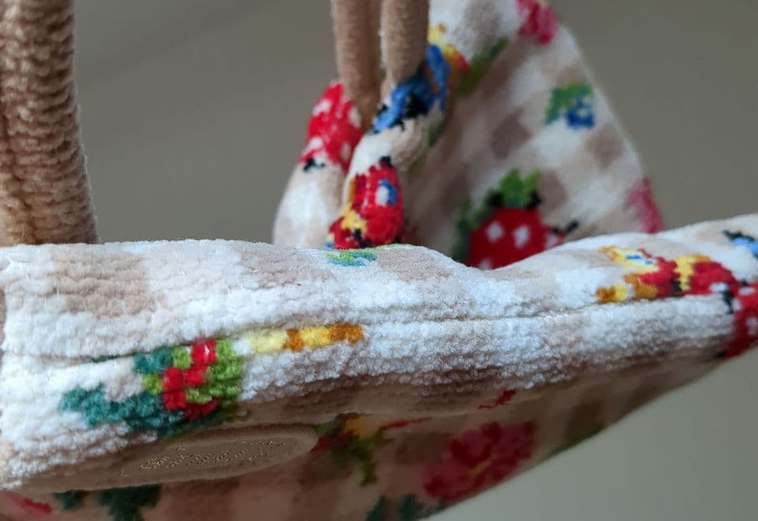 フェイラー ハイジ ハンドバッグ 巾着 チェック　ベージュ