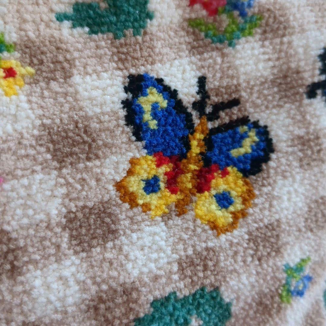 フェイラー ハイジ ハンドバッグ 巾着 チェック　ベージュ