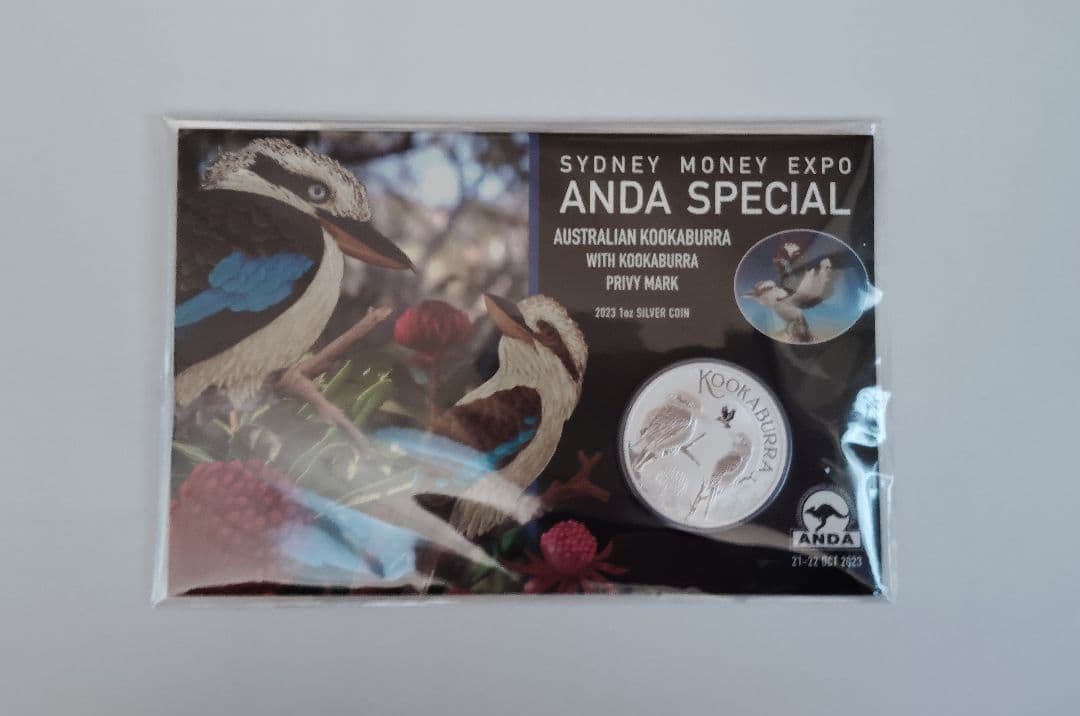 新品・未開封2023 オーストラリアマネーEXPO特別版クッカバラ1オンス銀貨