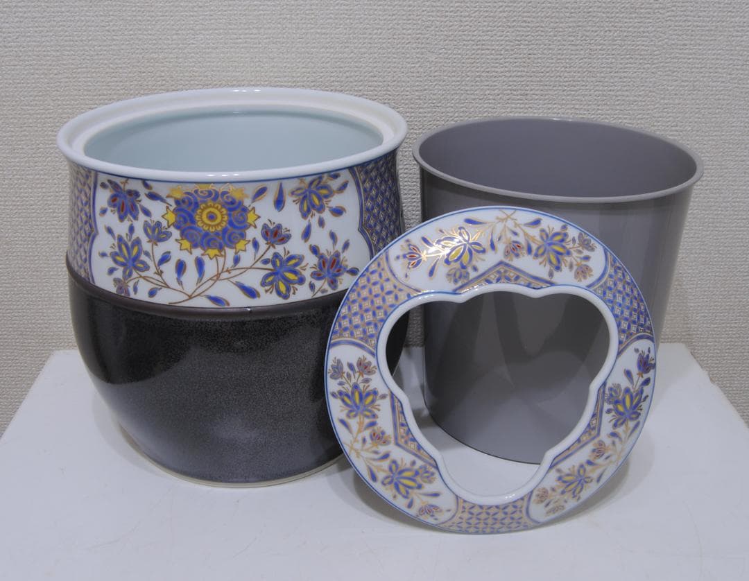 有田焼 其泉窯 ゴミ箱 屑入れ