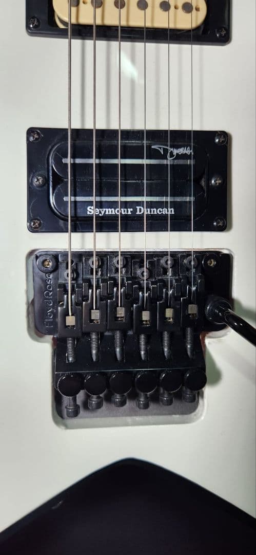 ギター Jackson King V White with Black