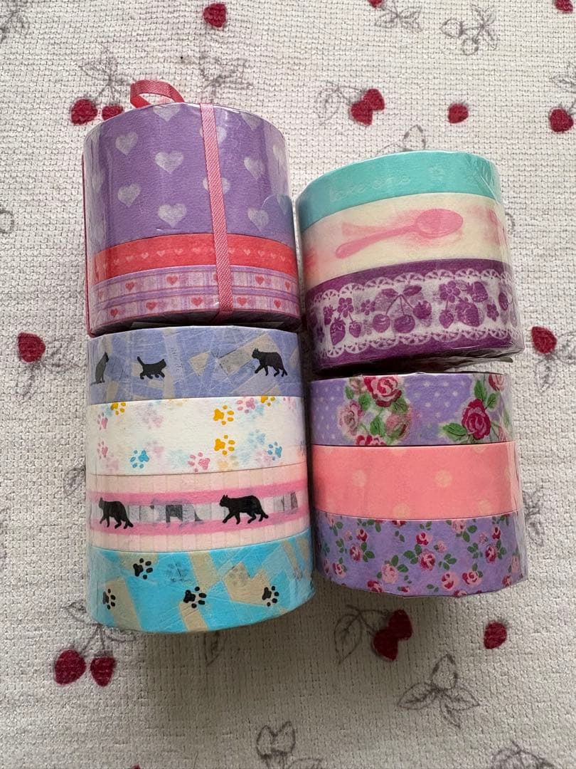 マスキングテープ 4ロールセット デザイン多様