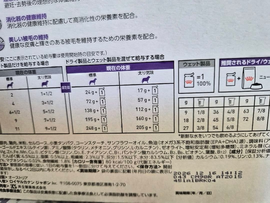 ロイヤルカナン　 ニュータードケア細切りチャンクイングレービー 12個入り×５個