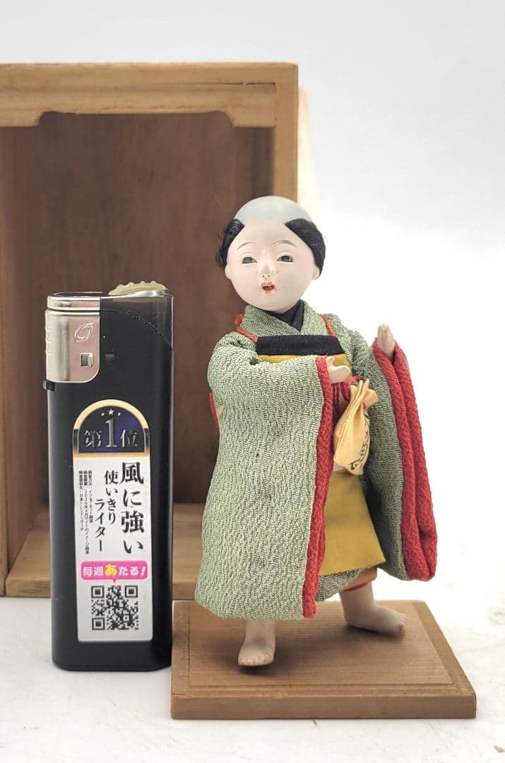 浅草人形　火の用心　男の子　縮緬の着物　市松人形　御所人形　骨董品、美術品