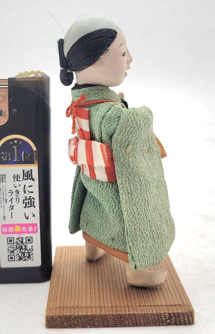 浅草人形　火の用心　男の子　縮緬の着物　市松人形　御所人形　骨董品、美術品
