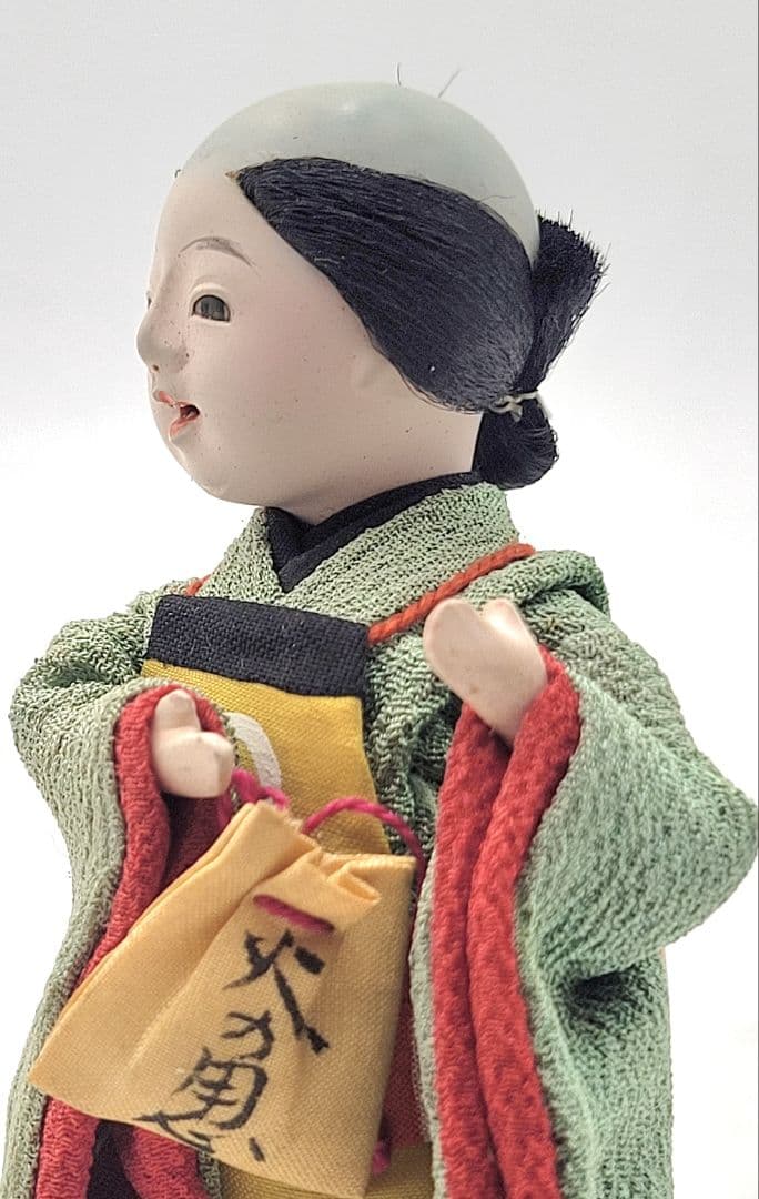 浅草人形　火の用心　男の子　縮緬の着物　市松人形　御所人形　骨董品、美術品