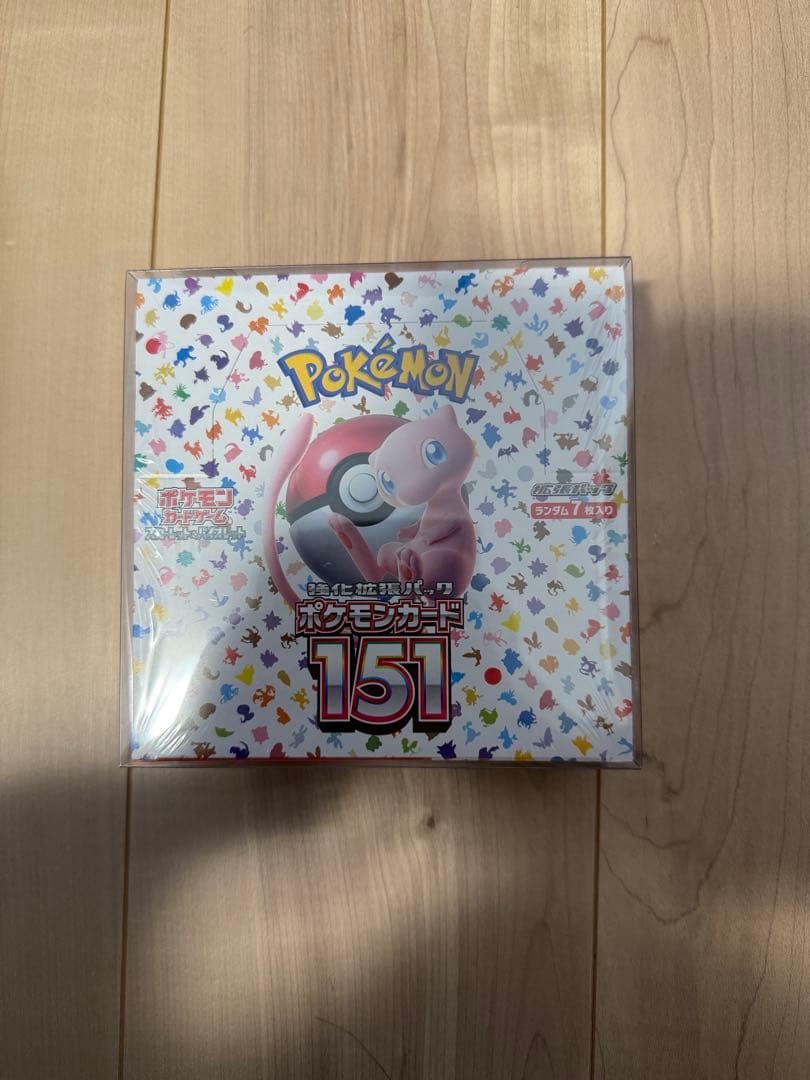 ポケモンカード151 シュリンク付きボックス