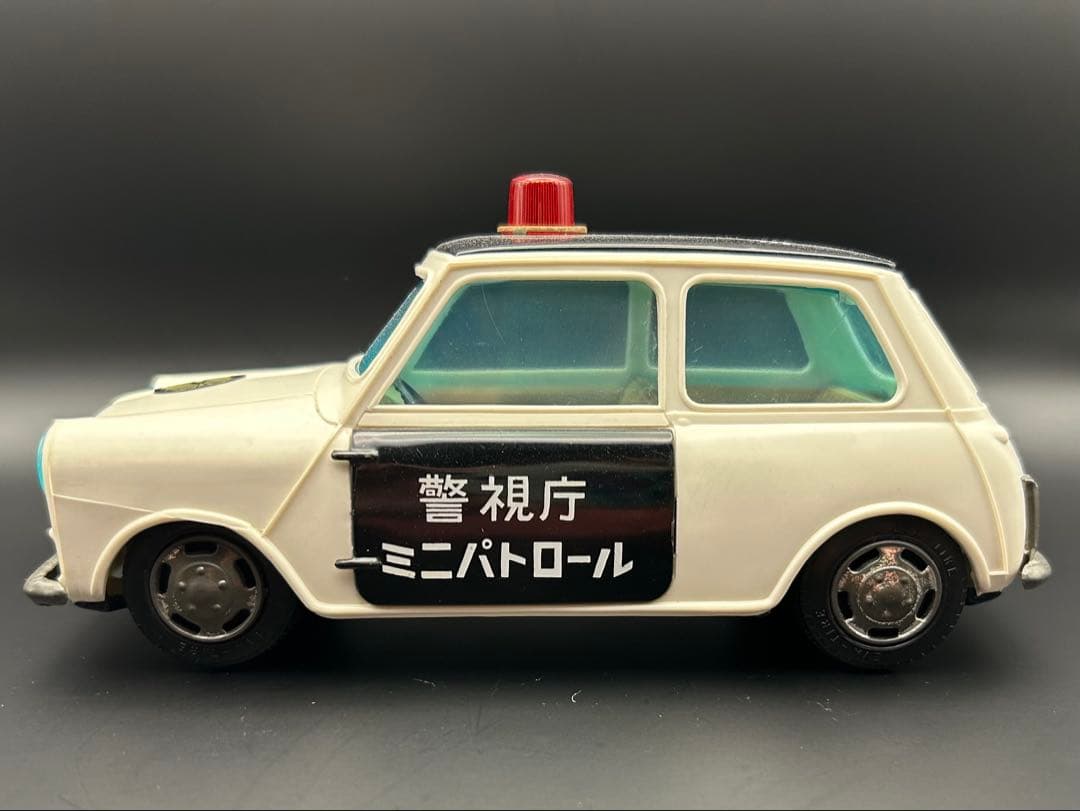 日本製 DAIYA ブリキ　ミニクーパー　警視庁ミニパト　ヴィンテージミニカー
