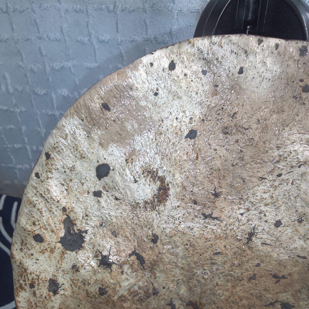 骨董２ 粉引？ ふせん部欠けあります