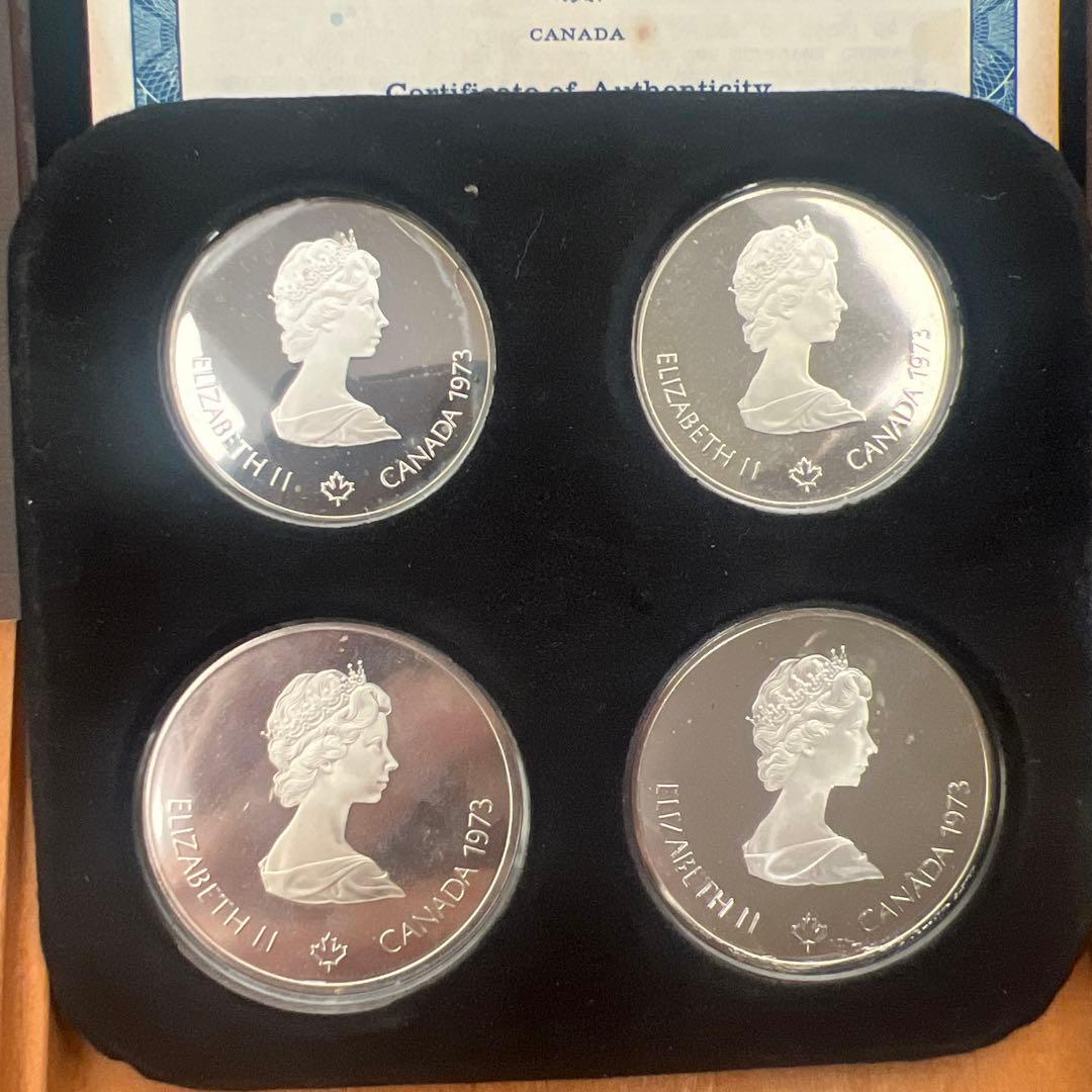 モントリオールオリンピック　記念硬貨（銀貨）4枚セット