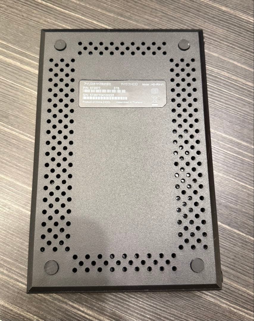 IRIS OHYAMA テレビ録画用外付けHDD 3.0TB
