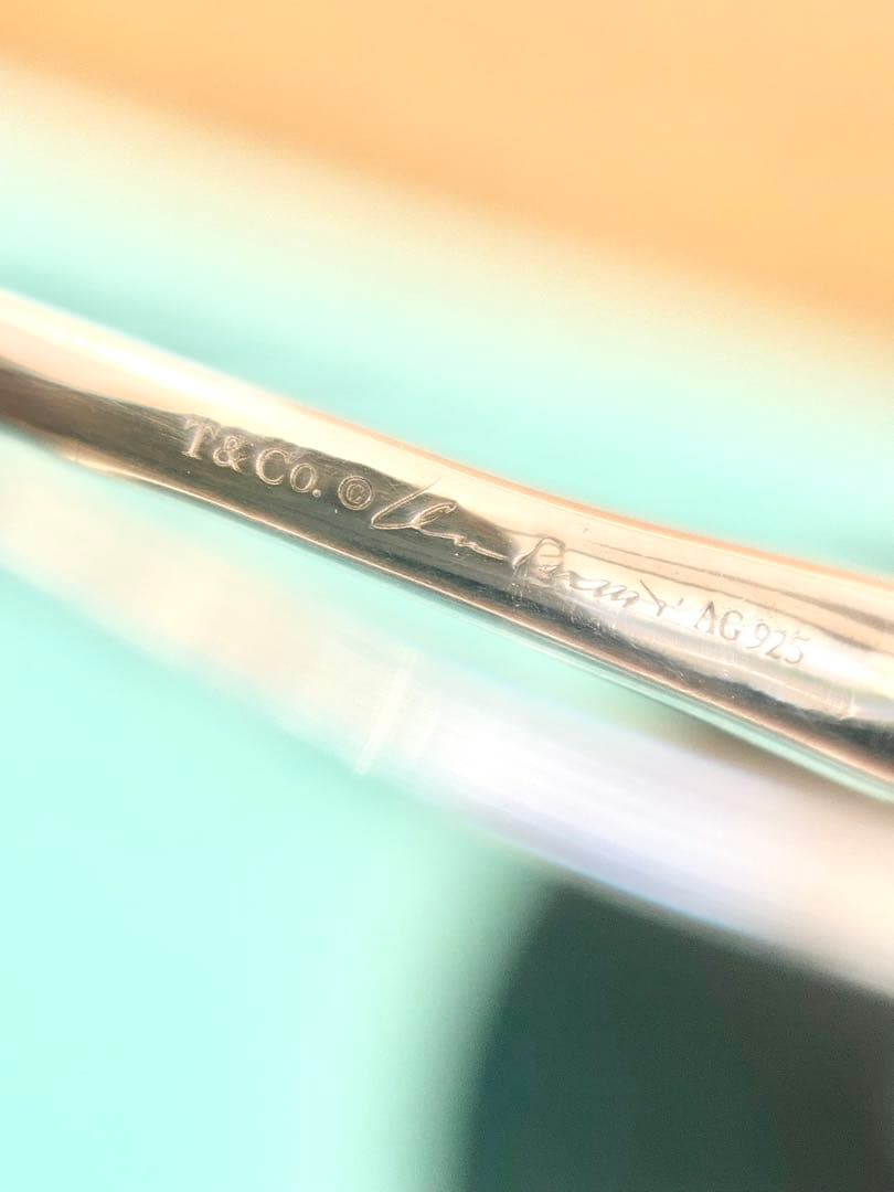 ティファニー エルサペレッティ オープンハートフープ ピアス M ミディアム