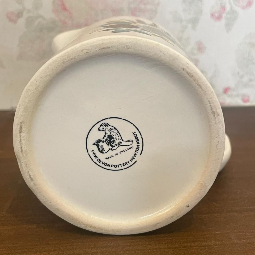 英国アンティーク 花柄 ジャグ 3個 イギリス ジャンク ブロカント 蚤の市