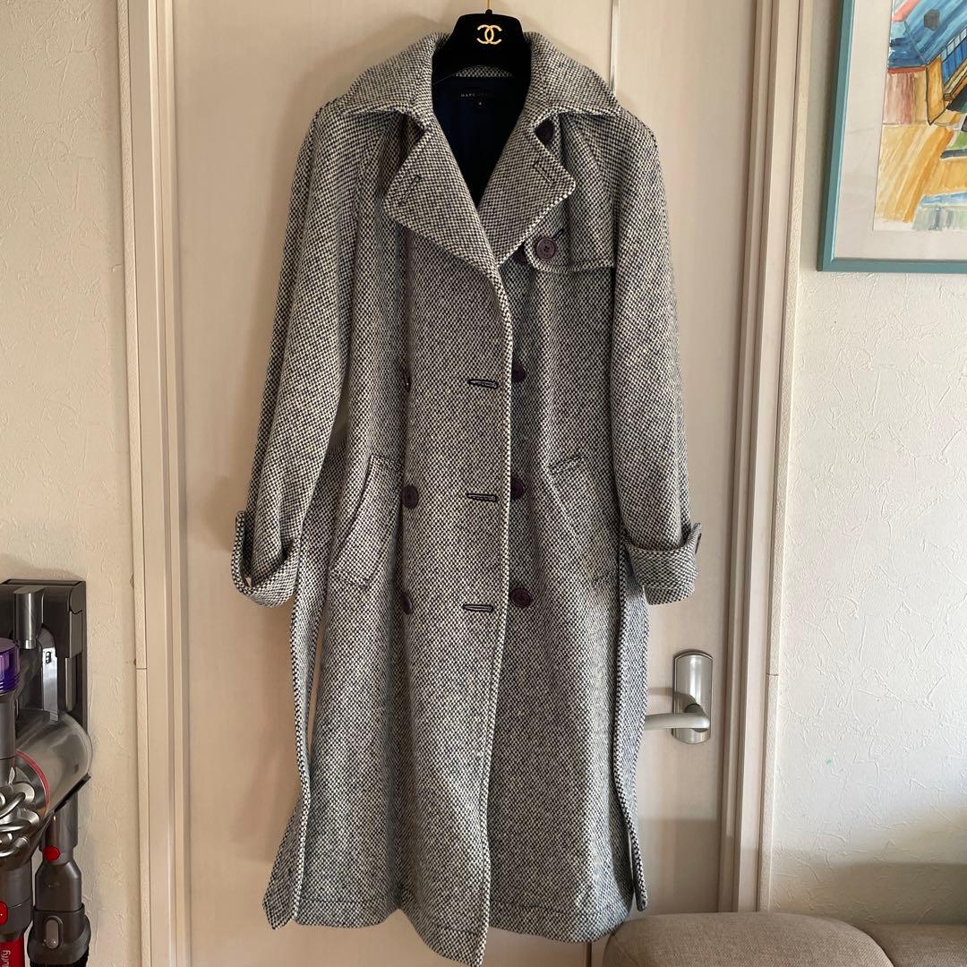 極美品　MARK JACOBSマークジェイコブス　毛100% ロングコート　M