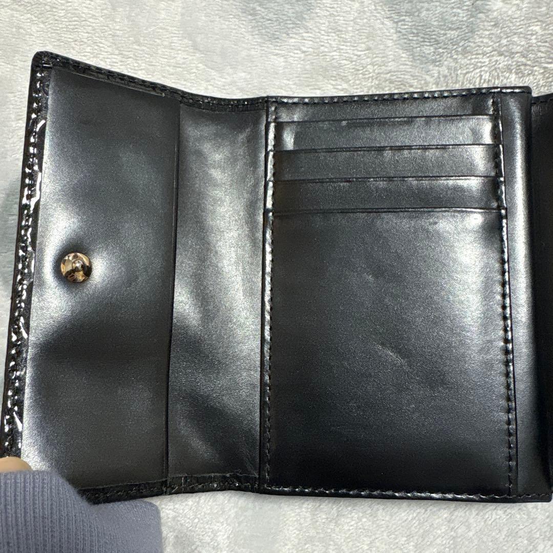 ヴィヴィアンウエストウッド OVALORB 口金二つ折り財布 ブラック