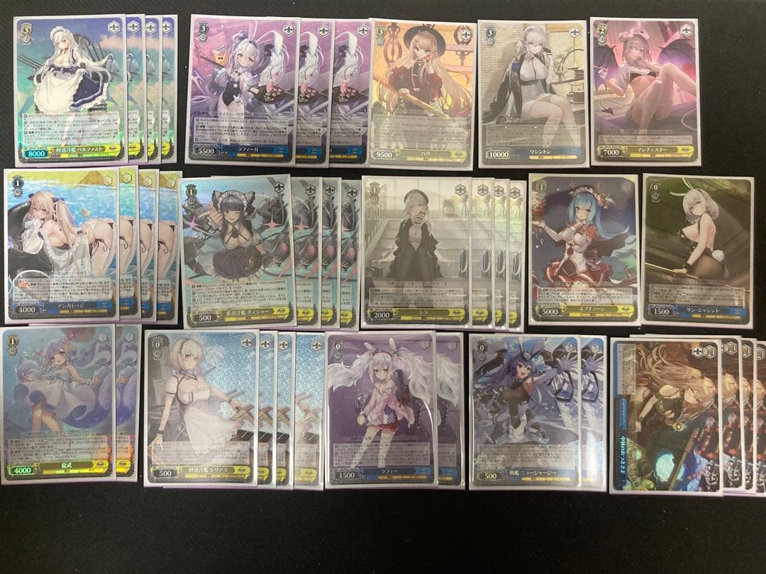 アズールレーン　デッキ　ホイル　ヴァイス アズレン　SR RRR アンカレッジ