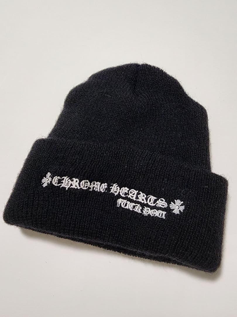 ☆値下げしました☆ChromeHearts ダブルニット帽～中古～