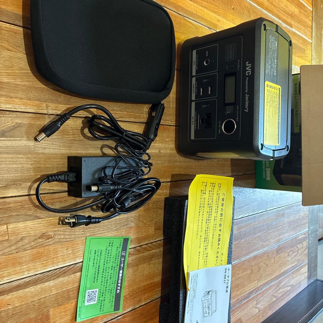 JVC ケンウッドポータブル電源　375wh