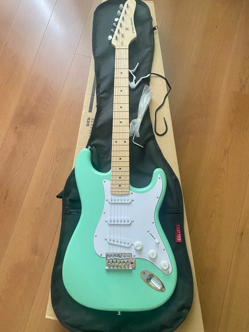 PLAYTECH ST250 Maple Sonic Blue エレキギター