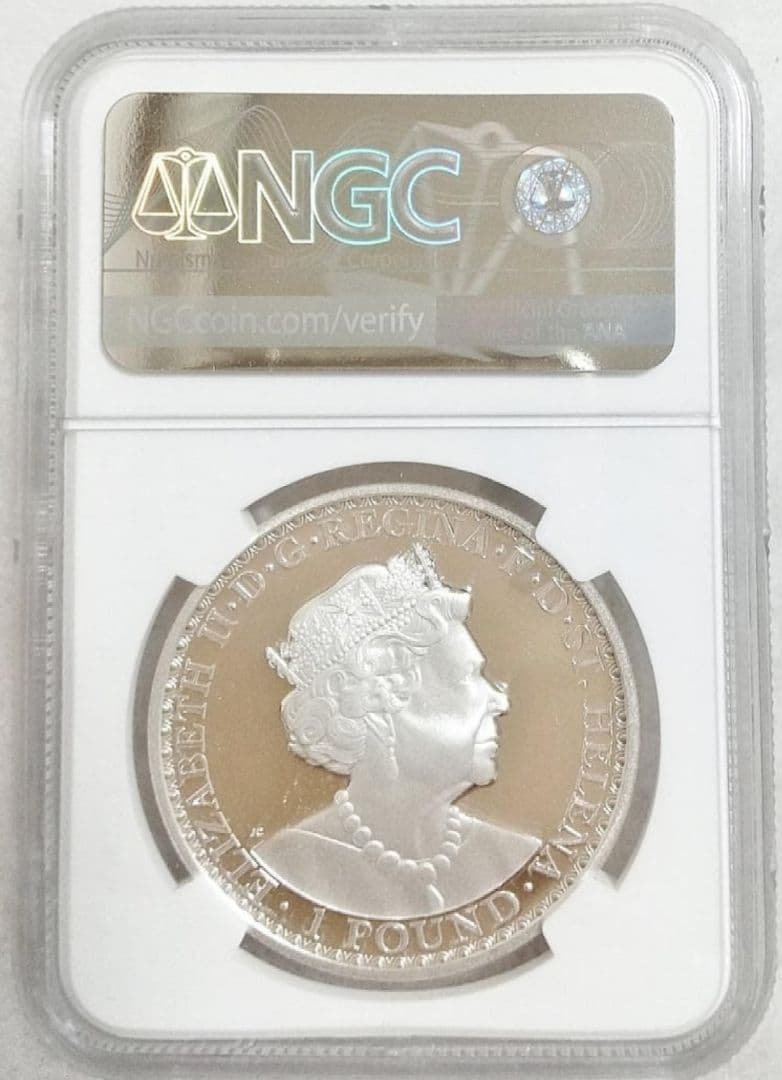 2022年 セントヘレナ ウナとライオン 1オンス銀貨 PF69 UC FDI