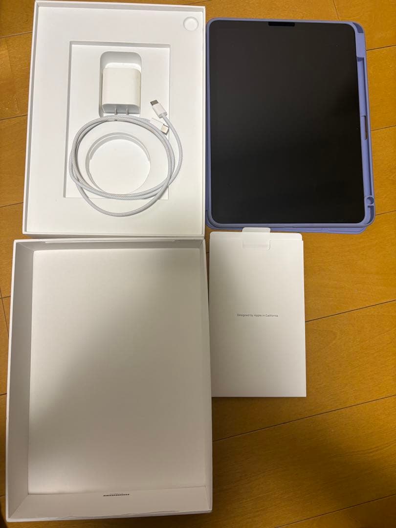 【美品】Apple iPad Air（M2）本体 パープル 付属品完備