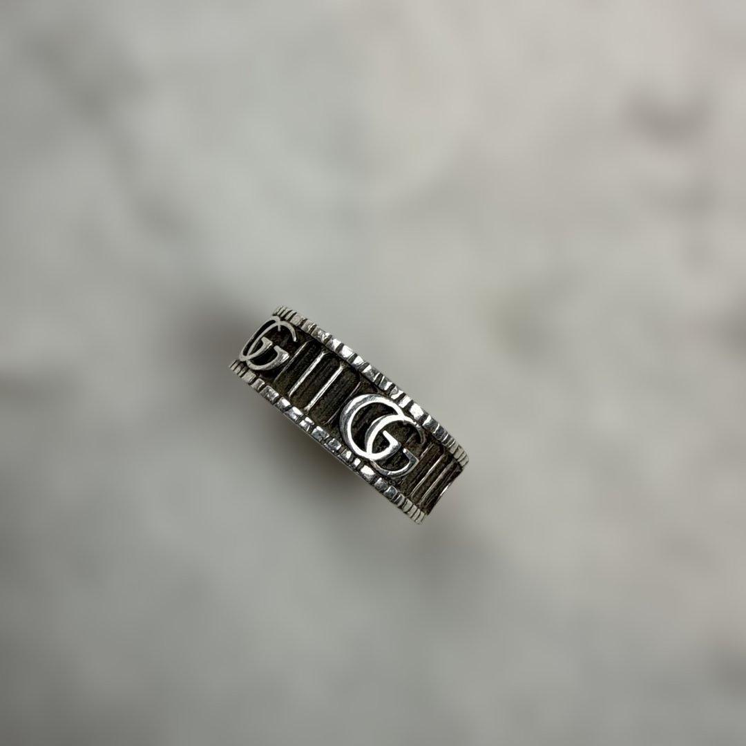 GUCCI グッチ ダブルG GGマーモント リング シルバー925 20号