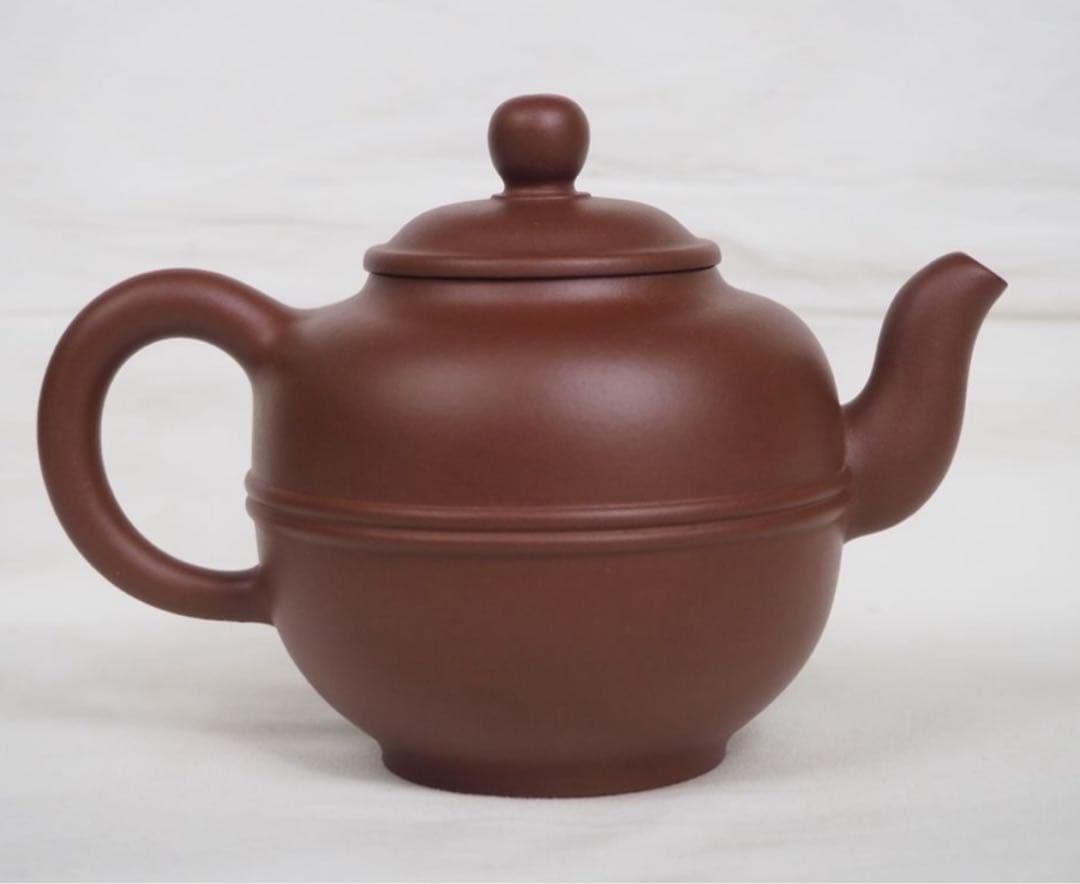 送料無料　高級工芸美術師劉錫芬造　紫砂壺/急須/茶注　未使用　共箱　煎茶道具