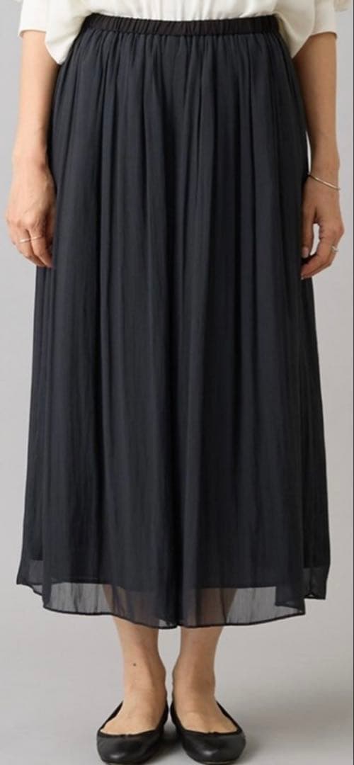 ビアズリー　シワシフォンギャザーパンツ