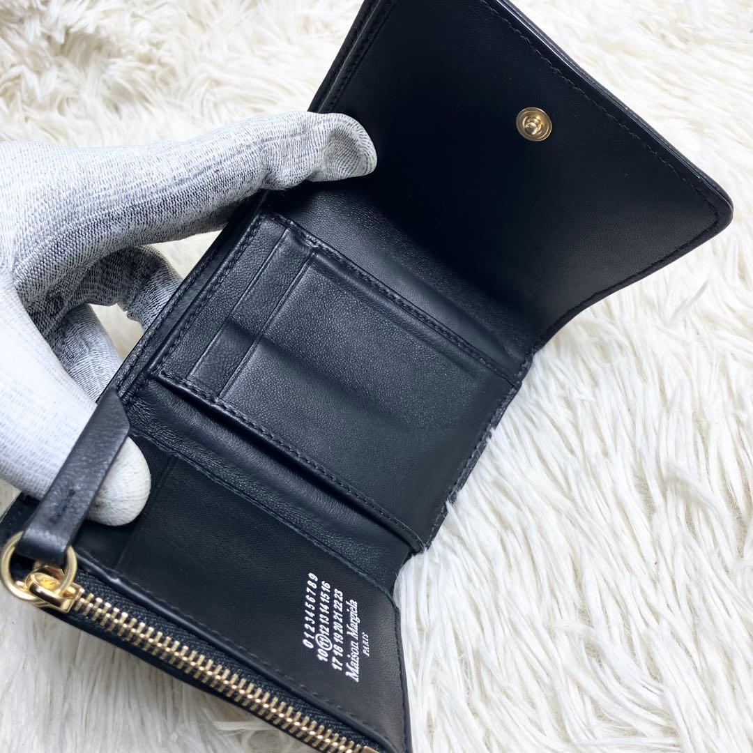 【極美品】 マルジェラ グラムスラム トリフォールド ブラック