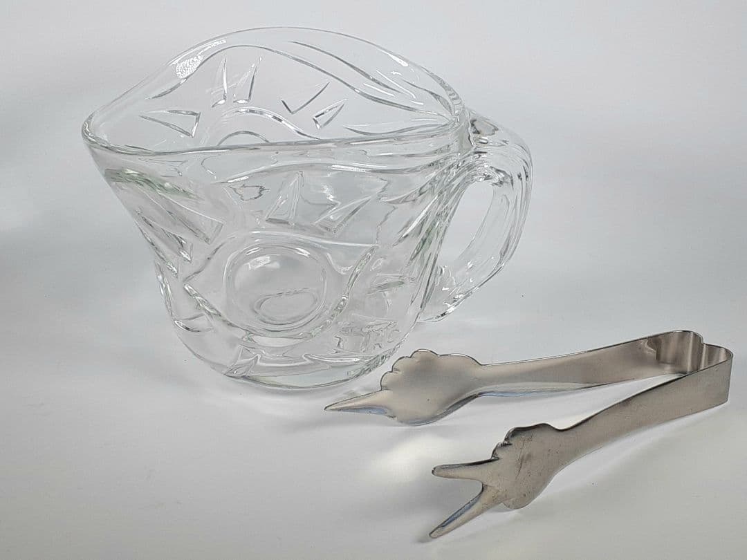 岡本太郎　ガラスピッチャー&トング　まつげ　アイスペール　TARO