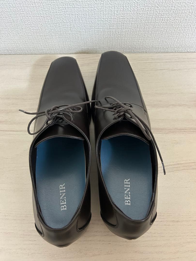 極美品　BENIR ウェディングシューズ　メンズ　26.0cm ダークブラウン