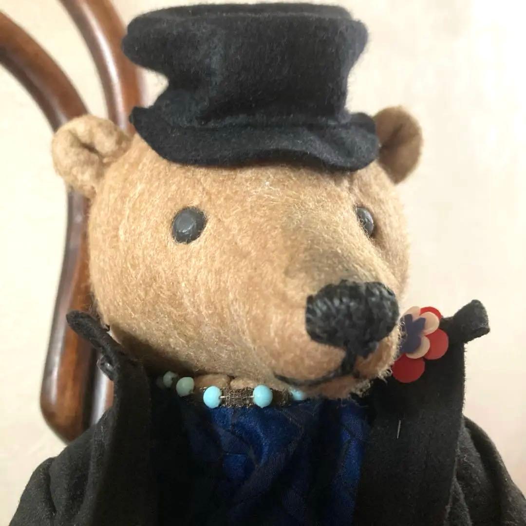 ⭐️フランスアンティークを纏った紳士なテディベア　テディベア作家　アンニュイベア⭐️