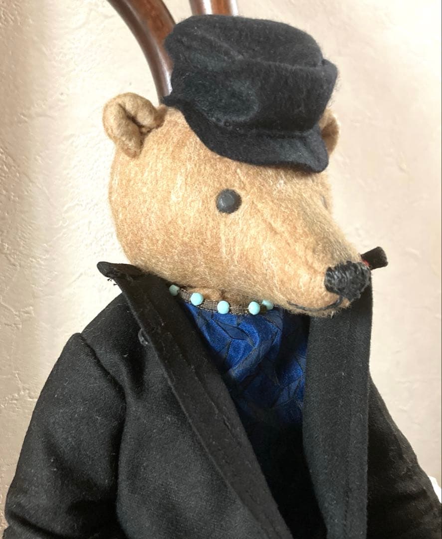 ⭐️フランスアンティークを纏った紳士なテディベア　テディベア作家　アンニュイベア⭐️
