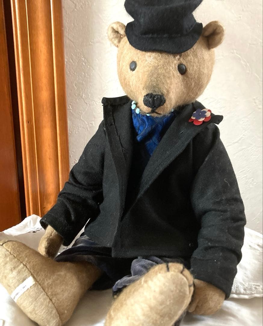 ⭐️フランスアンティークを纏った紳士なテディベア　テディベア作家　アンニュイベア⭐️