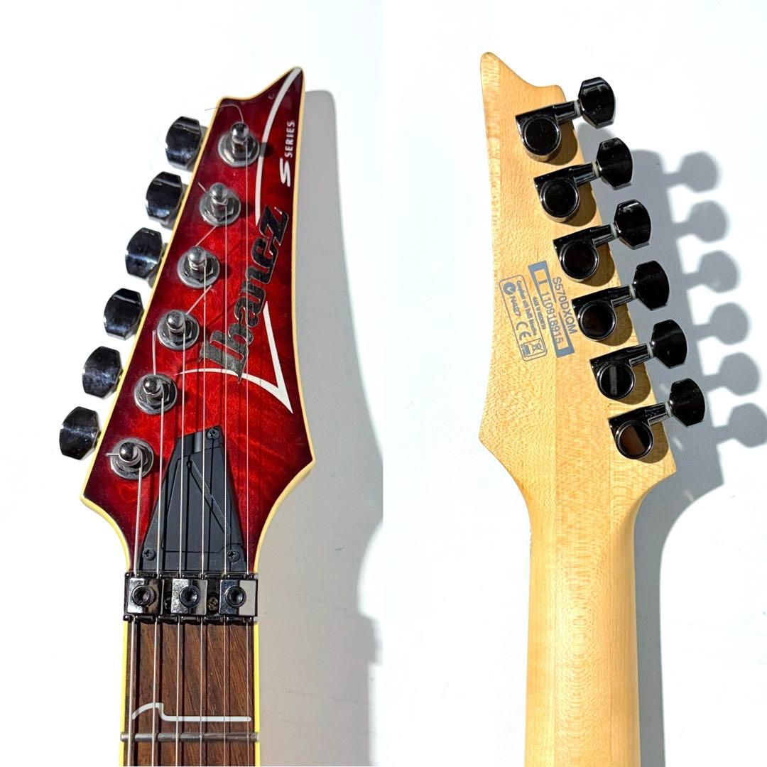 【美品】Ibanez S570DXQM エレキギター アイバニーズ